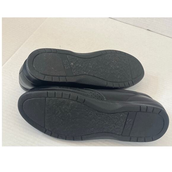 Women's SAS Tripad Comfort Black Leather Walking Sneakers Athletic Size 9.5 - Picture 5 of 9